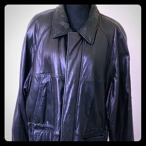 Men’s Black Leather Jacket